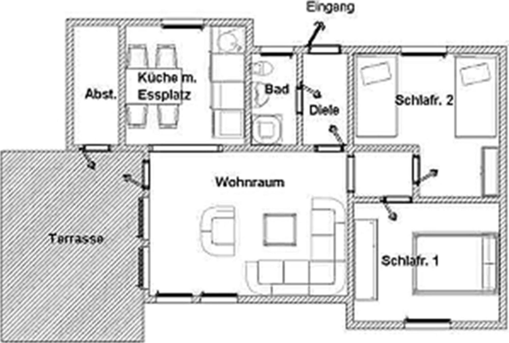 Bungalow M 43 In เบอร์ฮาเวอ ภายนอก รูปภาพ